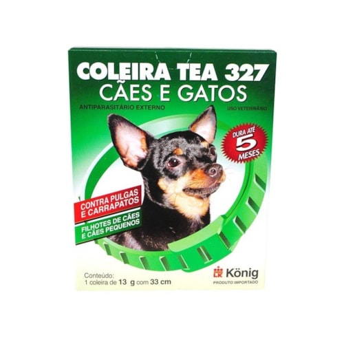 Coleira Antipulgas e Carrapatos Tea para Cães Filhotes e Raças Pequenas 13g - imagem adicional