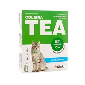 Coleira Antipulgas e Carrapatos Tea para Gatos 13g