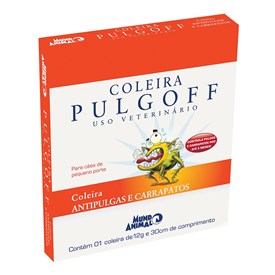 Coleira Antipulgas Pulgoff para Cães 30cm