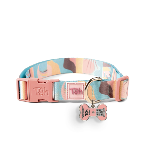 Coleira Avulsa Toh Com Tag ID QR Code Atacama Tamanho M