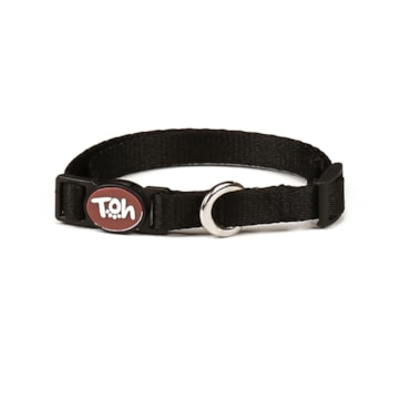 Coleira de Gato Toh Fecho Abre Fácil Black
