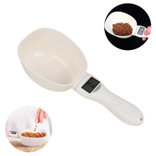 Colher Medidora Digital para Ração com Balança Animalíssino