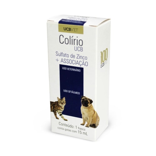 Colirio Sulfato de Zinco + Associação UCB 15ml 