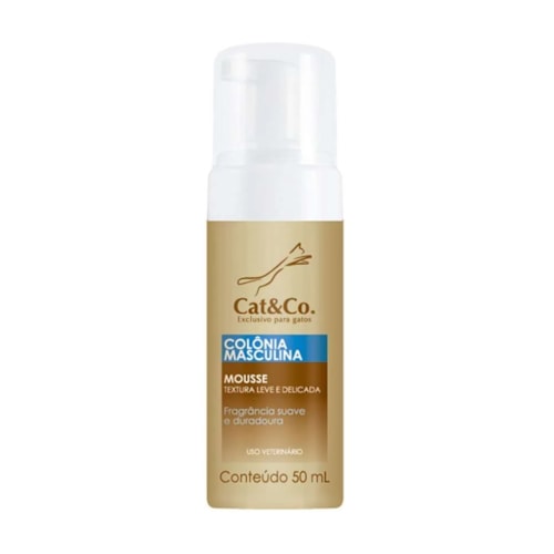 Colônia para Gatos Machos Mousse Cat & Co 50ml Buendia