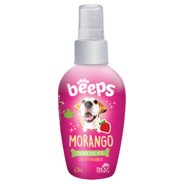 Colônia Pet Societ Beep Morango 60ml