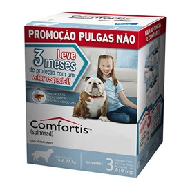 Combo Antipulgas Comfortis Elanco para Cães de 18 a 27 kg 810 mg