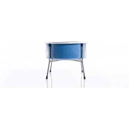 Comedouro / Bebedouro Aramado Simples Pequeno 1,5 Litros Azul - NF Pet - imagem adicional