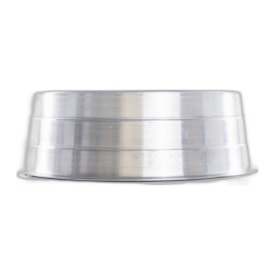 Comedouro / Bebedouro Pesado de Alumínio Grande 1,75 Litros - NF Pet - imagem adicional