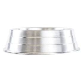 Comedouro / Bebedouro Pesado de Alumínio Grande 1,75 Litros - NF Pet