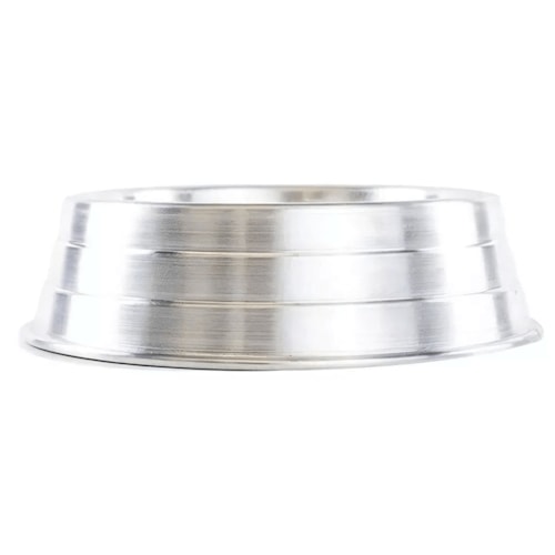 Comedouro / Bebedouro Pesado de Alumínio Grande 1,75 Litros - NF Pet