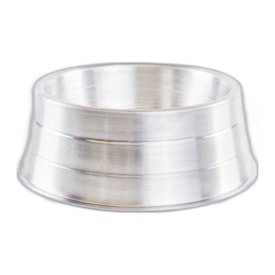 Comedouro/Bebedouro Pesado de Alumínio Pequeno 600 ml - NF Pet - imagem adicional
