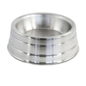 Comedouro/Bebedouro Pesado de Alumínio Pequeno 600 ml - NF Pet