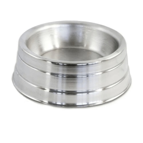 Comedouro/Bebedouro Pesado de Alumínio Pequeno 600 ml - NF Pet