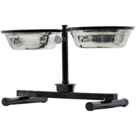 Comedouro / Bebedouro Premium Antiformiga em Inox 1,2 L - NF Pet - imagem adicional