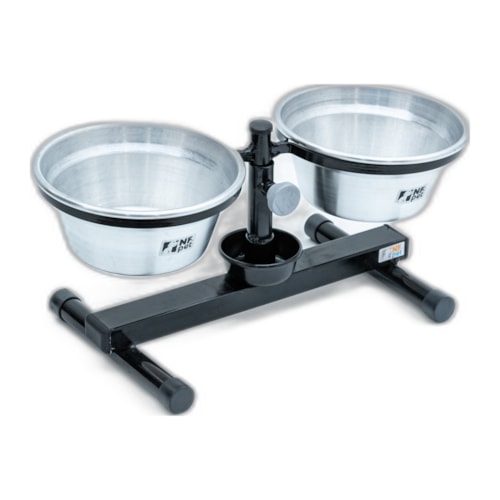 Comedouro / Bebedouro Premium Antiformiga em Inox 1,2 L - NF Pet - imagem adicional
