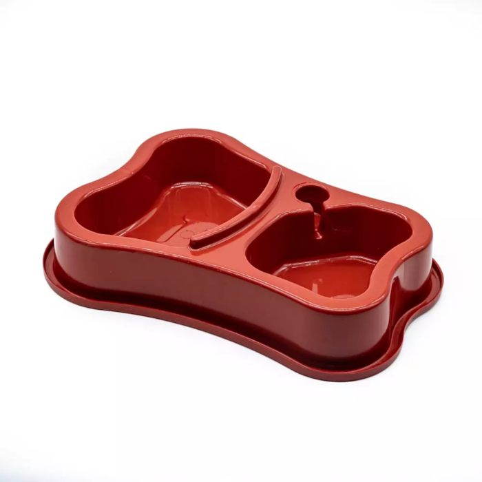 Comedouro e Bebedouro para Garrafa Anti-Formiga Vermelho Pet Injet