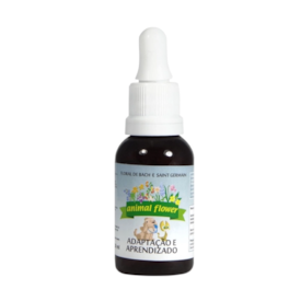 Composto Floral Adaptação e Aprendizagem para Cães e Gatos 30ml - Animal Flower