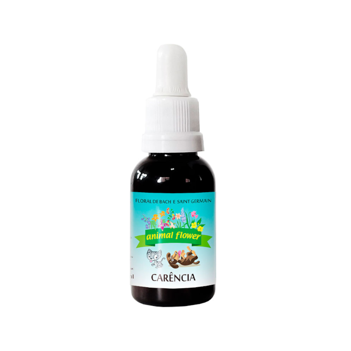 Composto Floral Carência para Cães e Gatos 30ml - Animal Flower