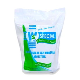 Compressa de Gaze 7,5cm x 7,5cm 13 Fios Special Pacote com 500 Unidades