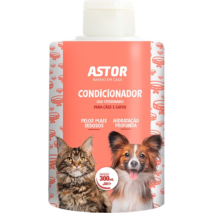 Condicionador Astor Banho em Casa 300ml - Mundo Animal