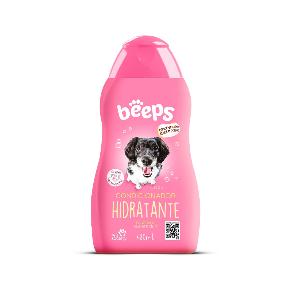 Condicionador Hidratante Para Cães e Gatos Beeps - 480ML