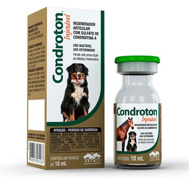 Condroton Pet - Regenerador Articular  Injetável - 10 ml