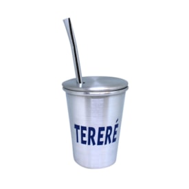 Conjunto Cuia + Bomba Baroni para Tereré ou Chimarrão 300ml