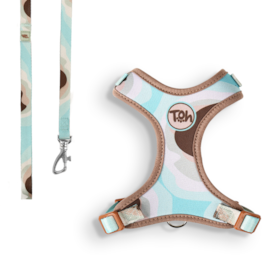 Conjunto de Guia e Peitoral Toh H para Gatos Neo Swell