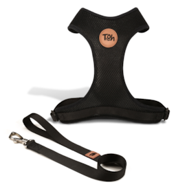 Conjunto Guia e Peitoral H Mesh Black G