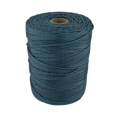 Corda Trançada Polipropileno 1,5mm Cordaville Cinza 1 kg (Aprox. 660 metros)