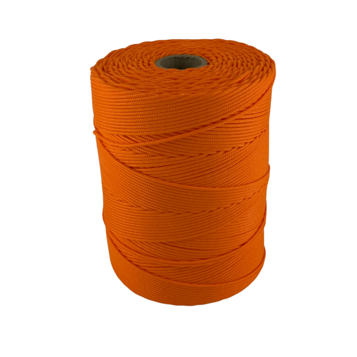 Corda Trançada Polipropileno 2,0mm Cordaville Laranja 1 kg (Aprox. 448 metros)