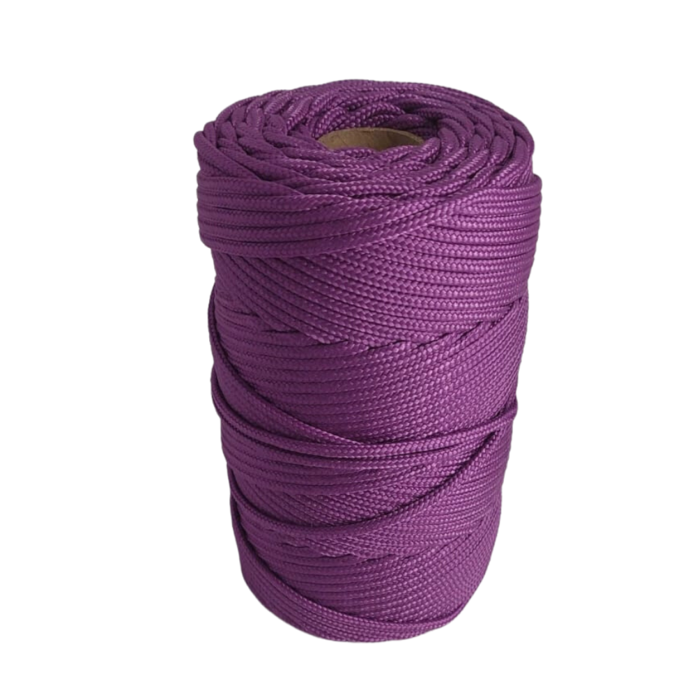 Corda Trançada Polipropileno 2,0mm Cordaville Roxo 1 kg (Aprox. 448 metros)