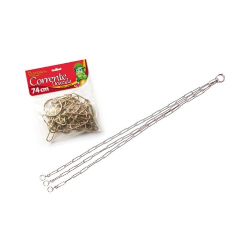 Corrente de Metal Nutriplan Dourada 