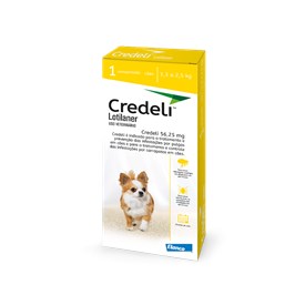 Credeli 56,25 mg Antipulgas e Carrapatos Para Cães de 1,3 a 2,5 kg 1 Comprimido