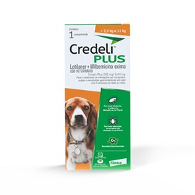 Credeli Plus Antipulgas e Carrapatos 225mg Cães de 5,5 a 11kg - 1 Comprimido - Elanco