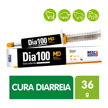Cura Diarreia Dia 100 MD Real H Uso Veterinário 36g 