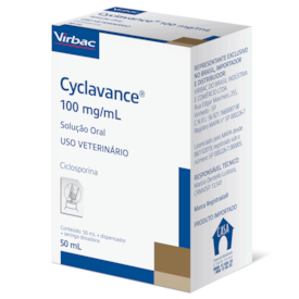 Cyclavance Ciclosporina Virbac 100mg/ml para Cães 50 ml