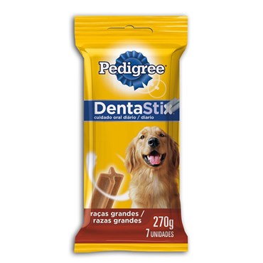 DentaStix Pedigree para Cães de Raças Grandes com 7 Unidades 270g