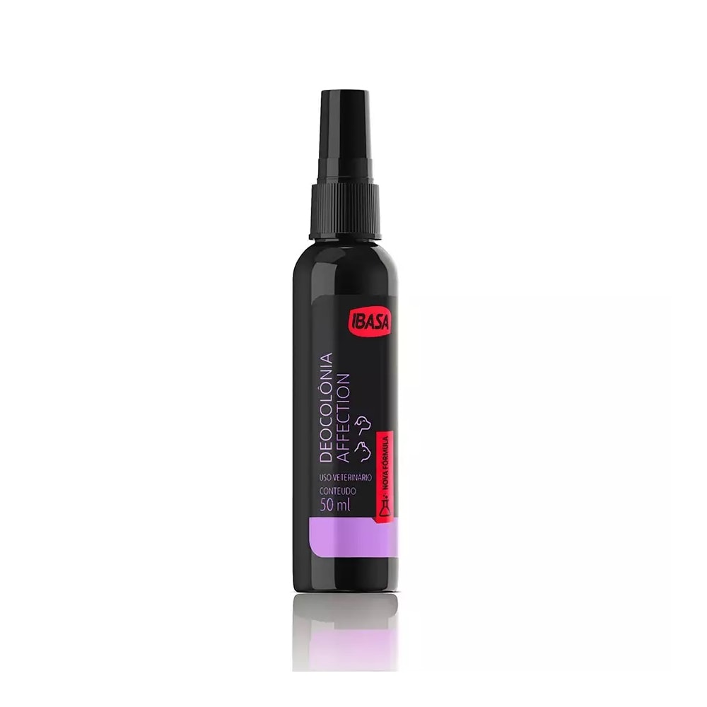 Deo Colônia Ibasa Perfume Fragrância Affection para Cães e Gatos 50ml