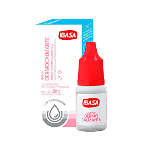 Dermocalmante Spot On Ibasa para Cães e Gatos 2ml