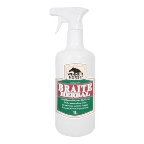 Desembaraçador Abrilhantador Winner Horse Braite Herbal 1 Litro 