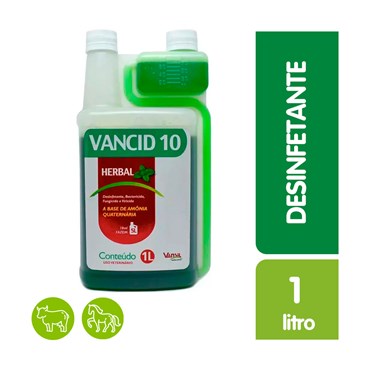 Desinfetante de Ambientes Vancid Herbal 10% 1 Litro