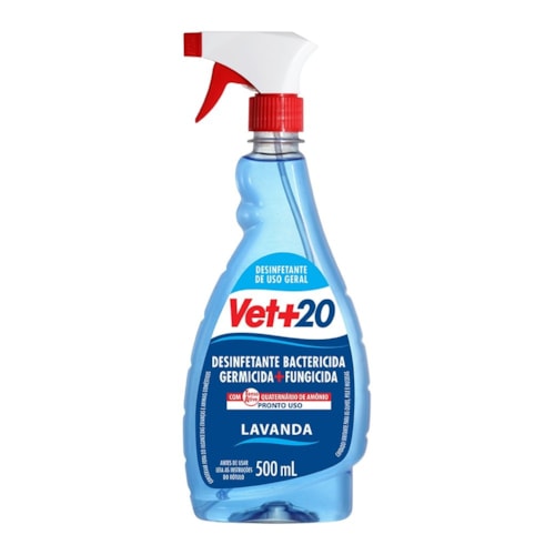 Desinfetante Pronto-Uso Spray Bactericida Vet+20 500ml 
