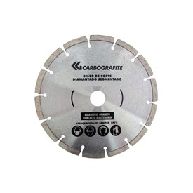 Disco de Corte Diamantado Segmentado 110x20mm - Carbografite