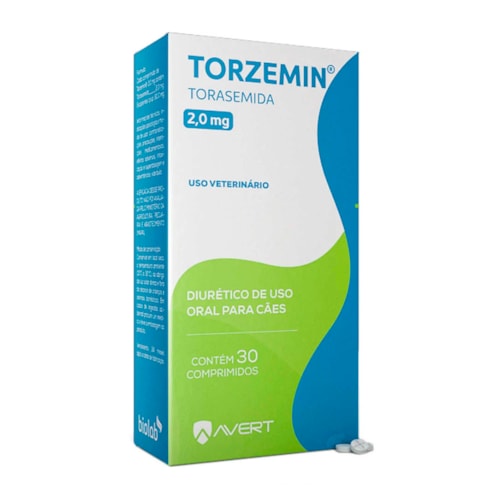 Diurético Torzemin Avert para Cães 30 Comprimidos 