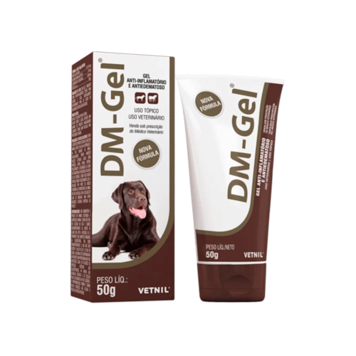DM-Gel Pet Anti-inflamatório Tópico com Dexametasona, Lidocaína e DMSO
                                    
                                     50 g Vetnil