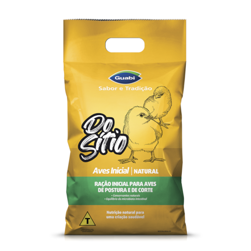 Do Sítio Ração para Aves Inicial Natural Triturada Guabi 