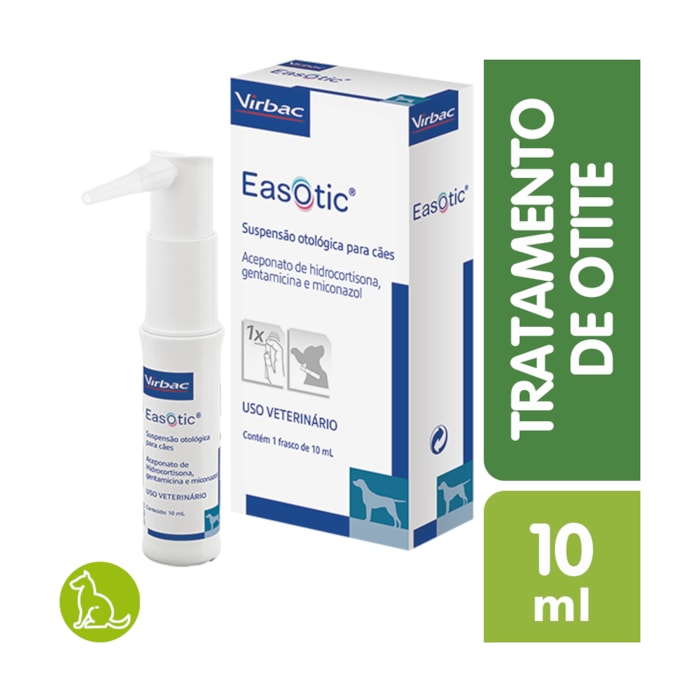 Solução Easotic Tratamento Otológico Cães 10ml