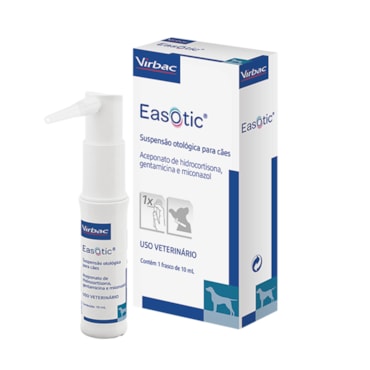 Easotic Virbac Solução Otológica para Cães 10ml