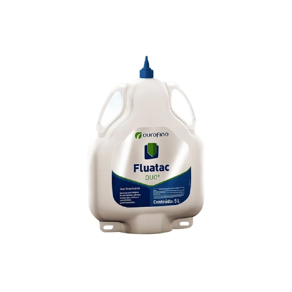 Ecto e Endoparasiticida Fluatac Duo Ouro Fino 5 Litros